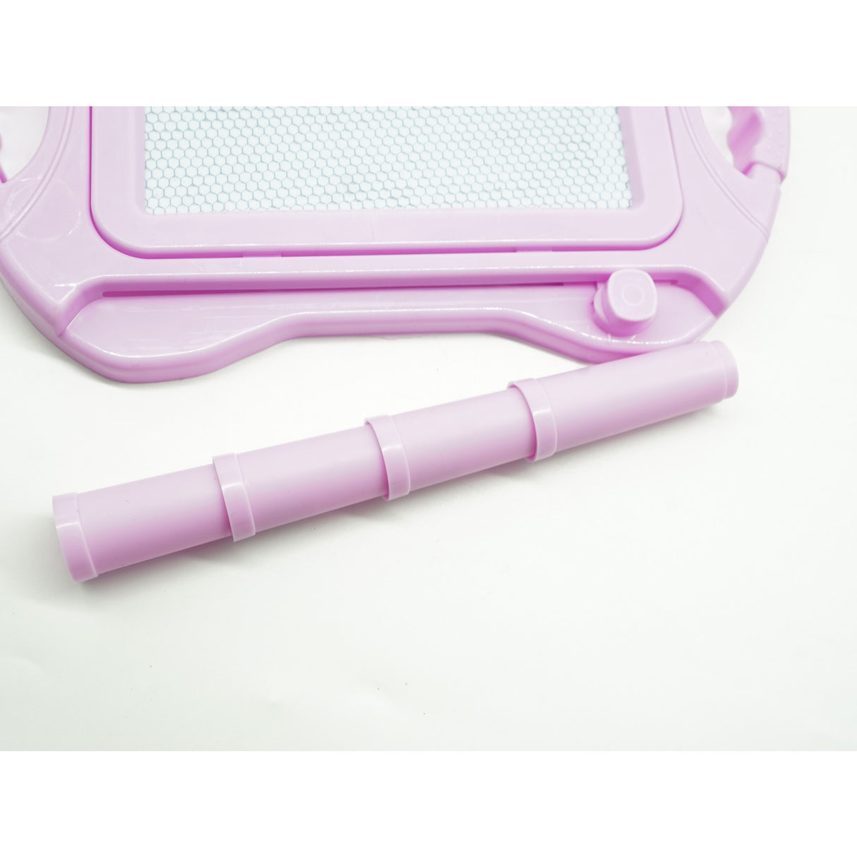 Tabla Magnetica pentru desen Vivimall, Pix, forma dreptunghi, dimensiuni 23x17 cm, Dezvolta Creativitatea, cu picioare suport, Roz Pal - vivimall.ro