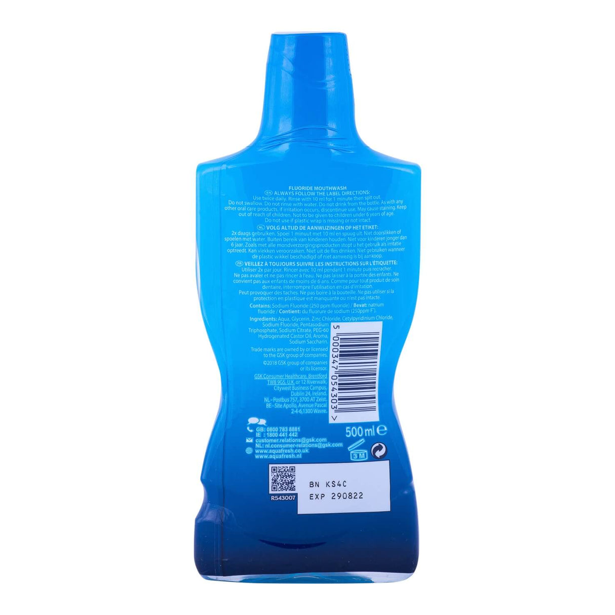 Apa de gura Aquafresh Extra Fresh Mint 500 ml - Respiratie proaspata mentolata