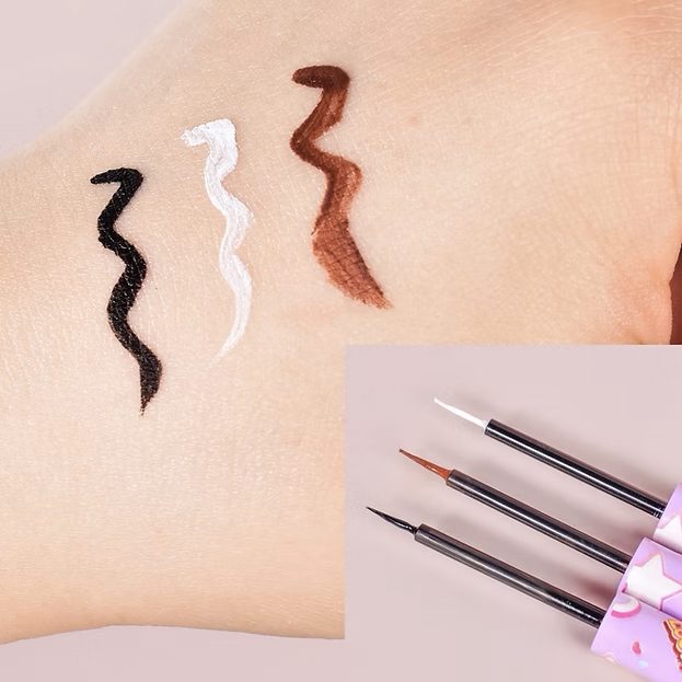 Tus Lichid pentru Ochi, Kevin&Coco, Eyeliner cu Pensula, 1.5 ml, Nuanta 2, Maro - vivimall.ro
