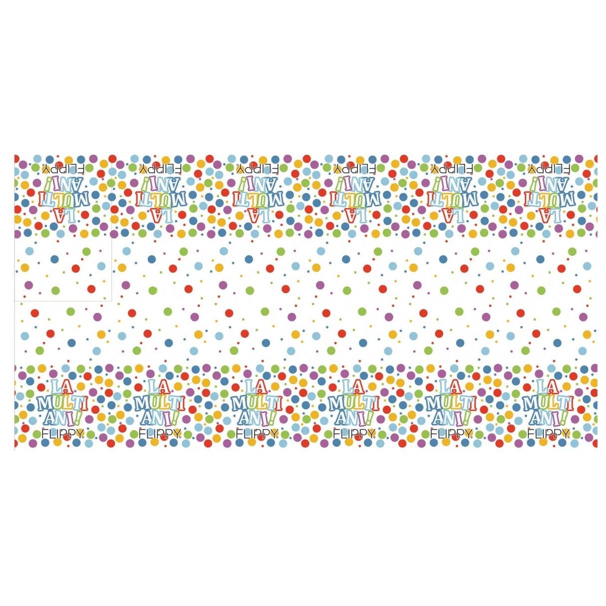 Fata de Masa Dreptunghiulara, Flippy, Colectia LA MULTI ANI, 137 x 274 cm, din Plastic PE, Impermeabila, Multicolor