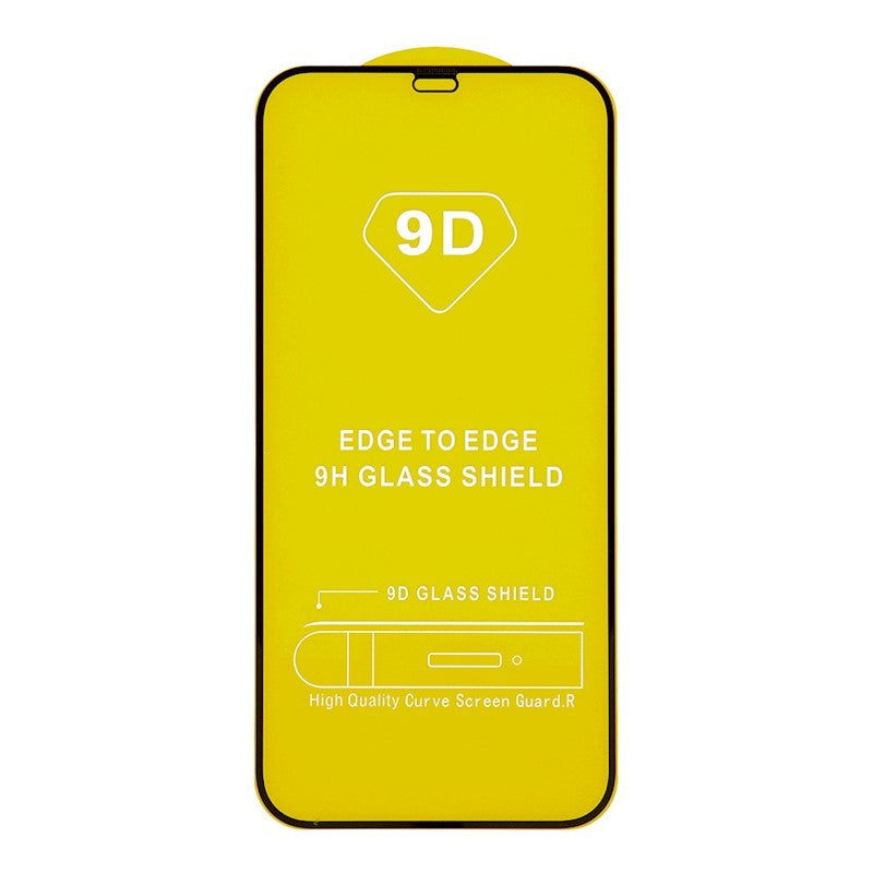 Folie de Protectie, Vivimall, pentru Apple iPhone 15 Pro, Tempered Glass 9D, Full Cover, HD, Margini Negre, Transparent - vivimall.ro