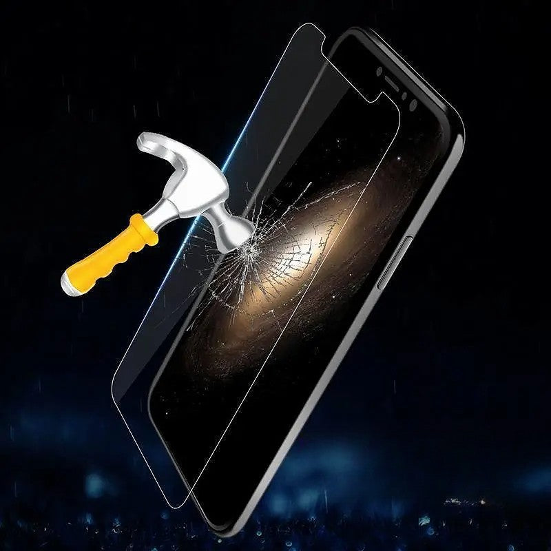 Folie de Protectie, Vivimall, pentru iPhone 15 Pro, Tempered Glass 2.5D, cu Decupaje, HD, 9H, Transparent - vivimall.ro
