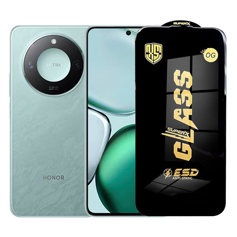 Folie de Protectie pentru Honor X9c Smart, Flippy, Sticla Securizata ESD, Margini Negre, Rezistenta la Zgirieturi, Antistatica, 0.35 mm, Transparenta - vivimall.ro