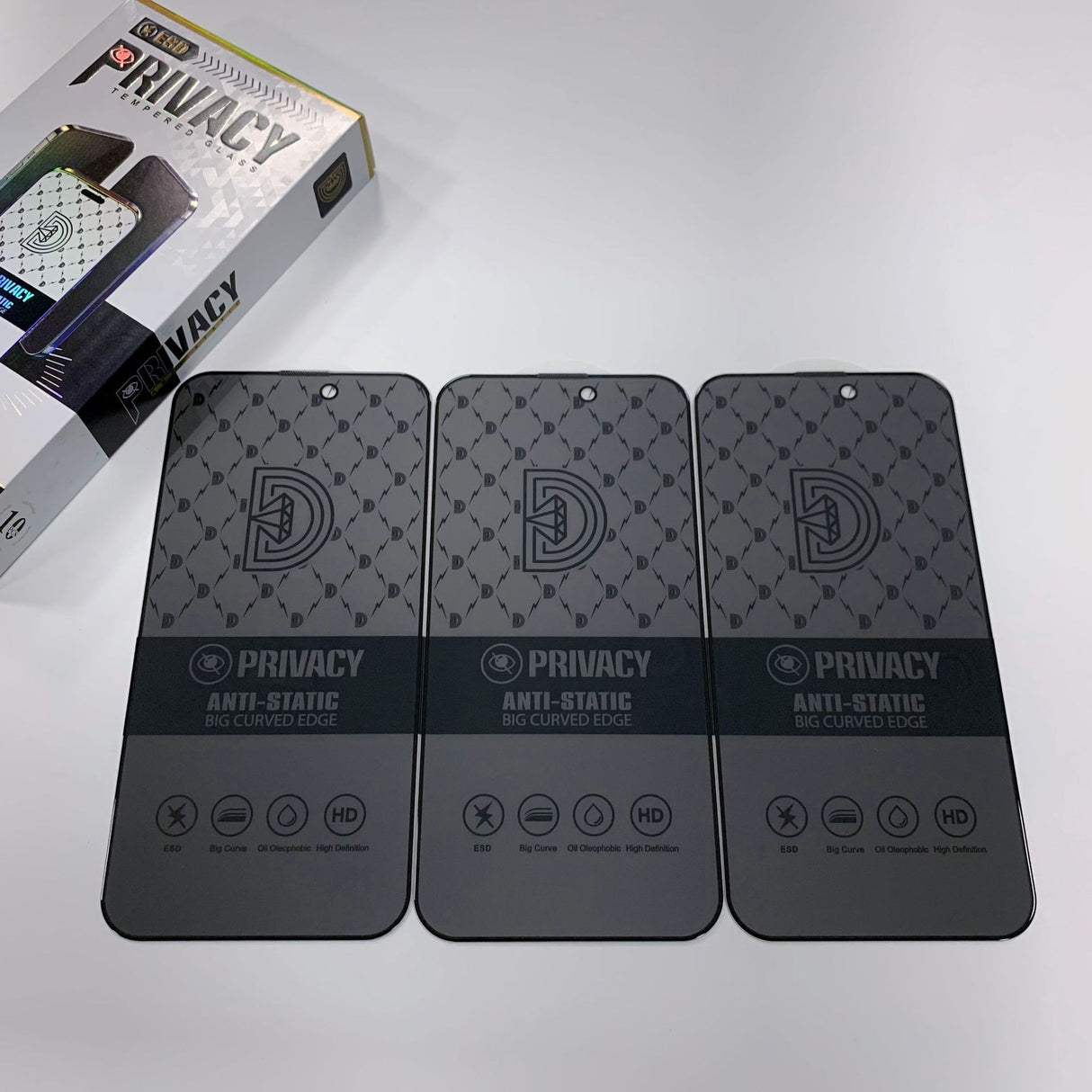 Aplicare ușoară folie sticlă 9H anti-static pe Apple iPhone 15 Pro, fără bule