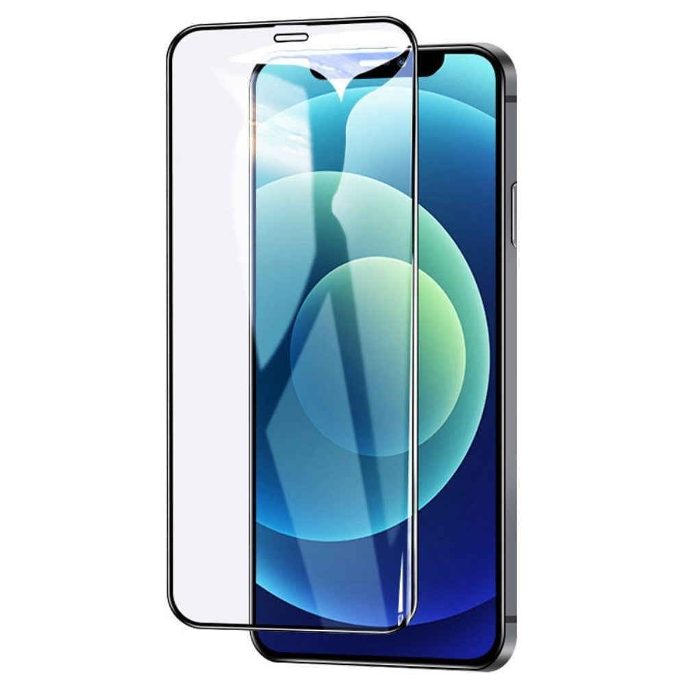 Comparație ecran iPhone 13 cu și fără folie ESD Top Glass, claritate 99%