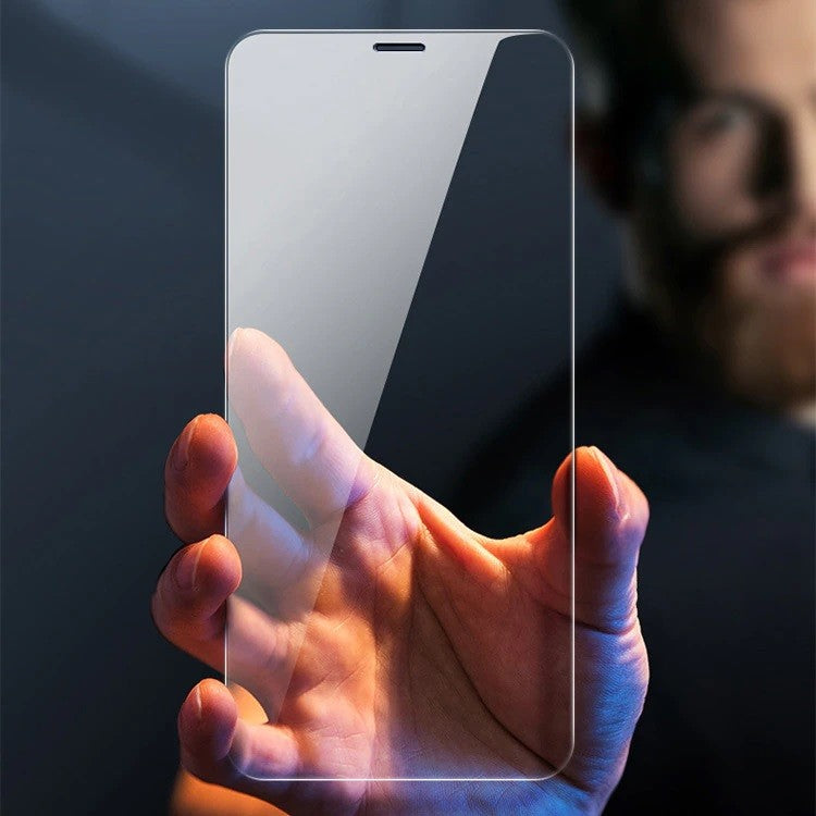 Folie ecran Flippy pentru iPhone 14 Pro din Sticla, Tempered Glass, Transparenta - vivimall.ro