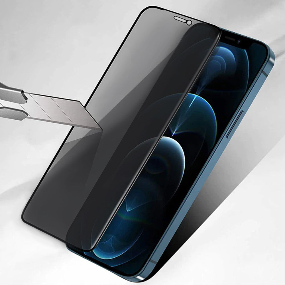 Folie ecran Flippy pentru iPhone 14 Pro, Sticla Privacy, Transparenta, Protectie Completa - vivimall.ro