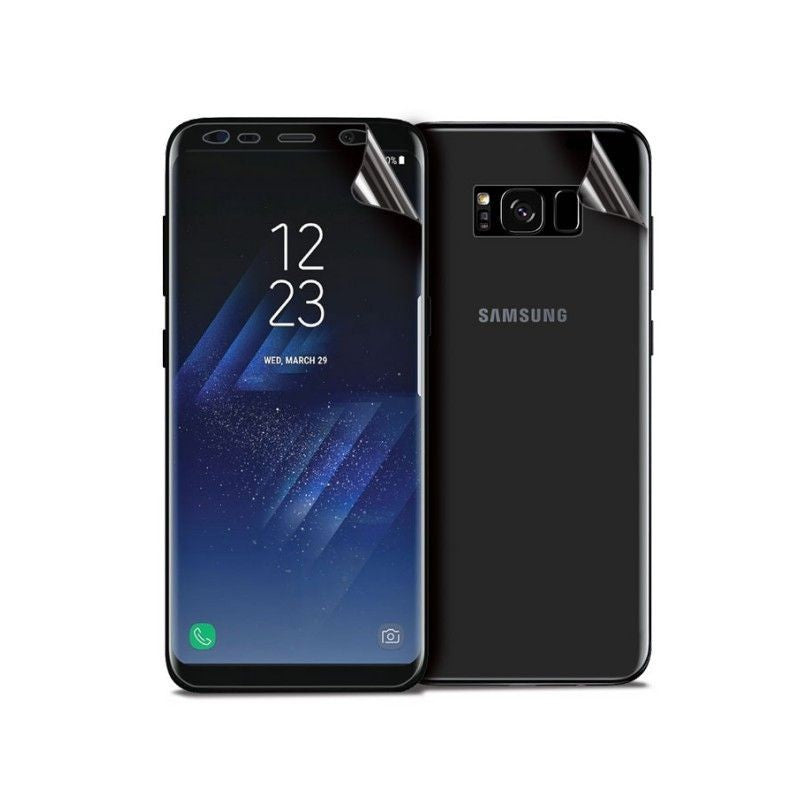 Folie Plastic Samsung Galaxy S8 Plus Fata-Spate Transparent - vivimall.ro