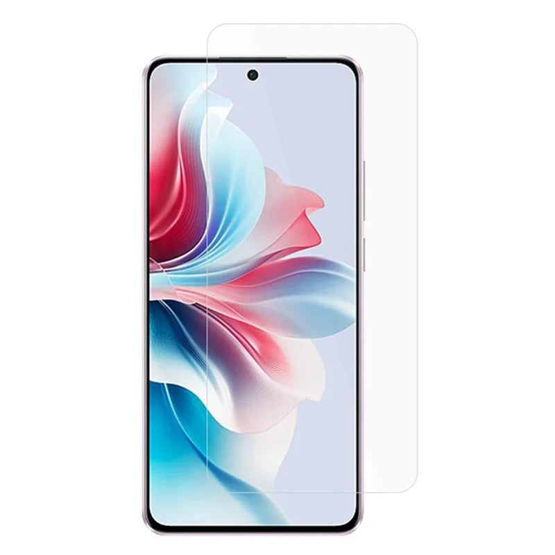 Folie sticlă securizată 3D pentru Oppo Reno11 F, grosime 0.3 mm, margini arc, vedere frontală