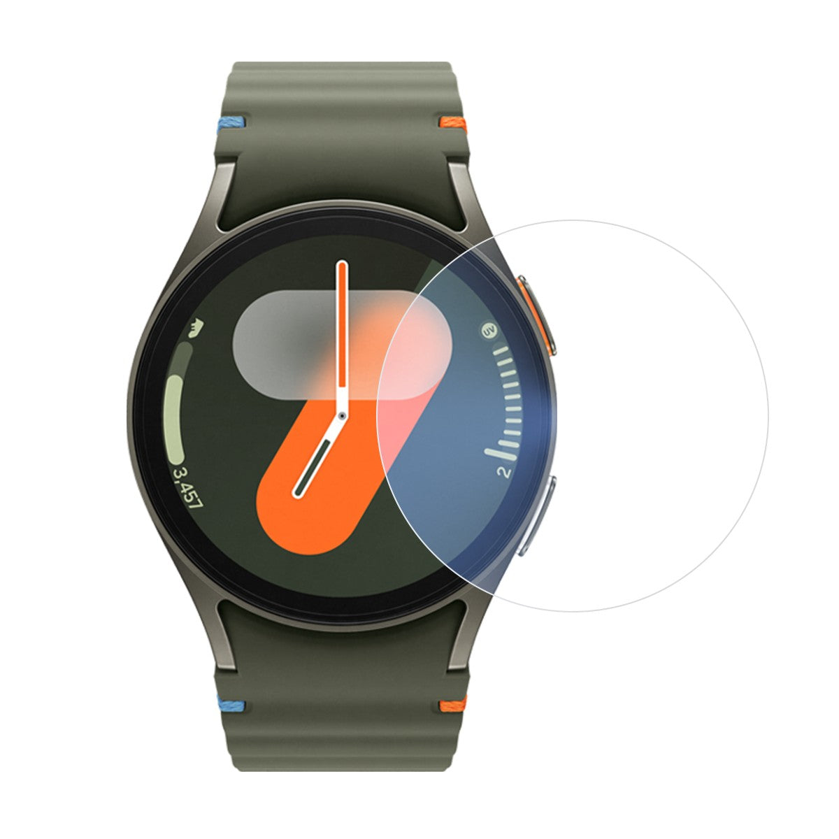 Folie Securizata pentru Samsung Galaxy Watch7 Classic 47mm, Vivimall, Sticla de Protectie Compatibila cu Samsung Galaxy Watch7 Classic, Sticla Securizata 2.5 D, 47mm, Transparent - vivimall.ro