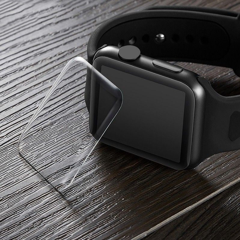 Folie Sticla Flippy pentru Apple Watch Series 2/3 38 mm UV Nano Water Transparent - vivimall.ro