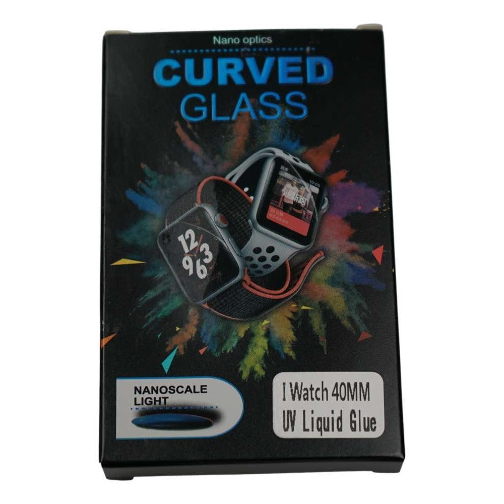 Folie Sticla Flippy pentru Apple Watch Series 2/3 38 mm UV Nano Water Transparent - vivimall.ro