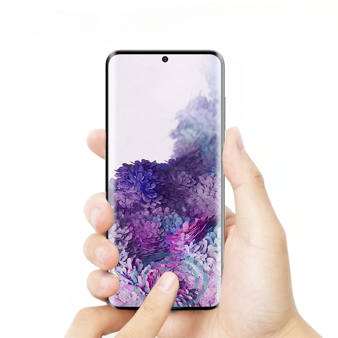 Folie Sticla Curbata, compatibila cu Samsung S20 Plus, Flippy - vivimall.ro