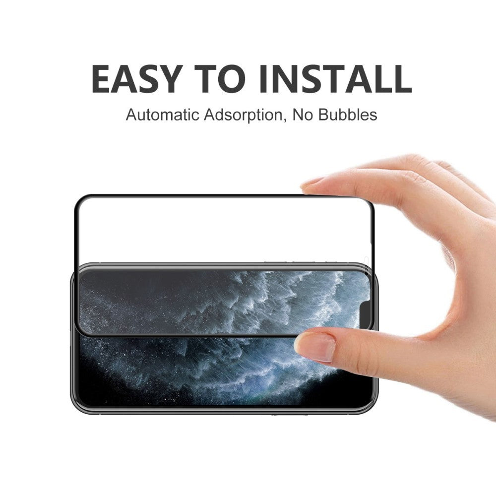 Folie Sticla Flippy® compatibila cu Apple iPhone X/XS 111D Negru - vivimall.ro