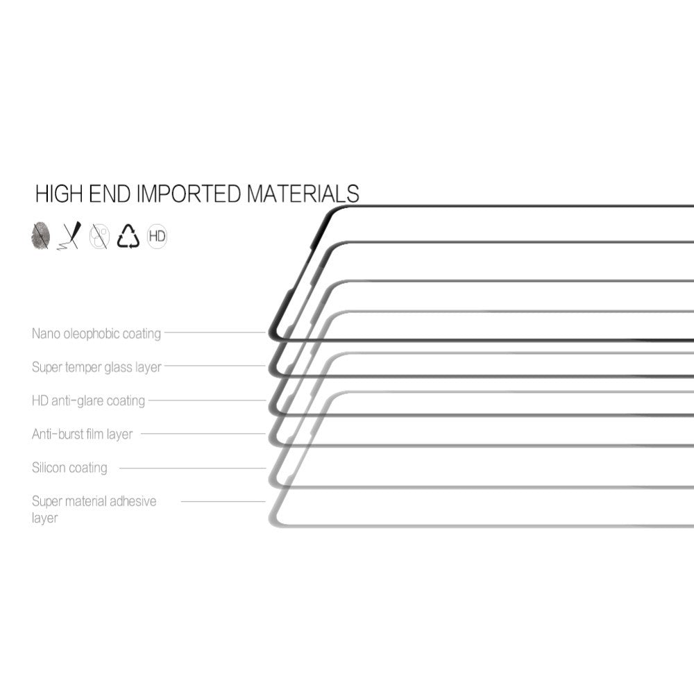 Folie Sticla Securizata Flippy, compatibila cu Xiaomi Mi 9T / Mit 9T Pro, Negru - vivimall.ro