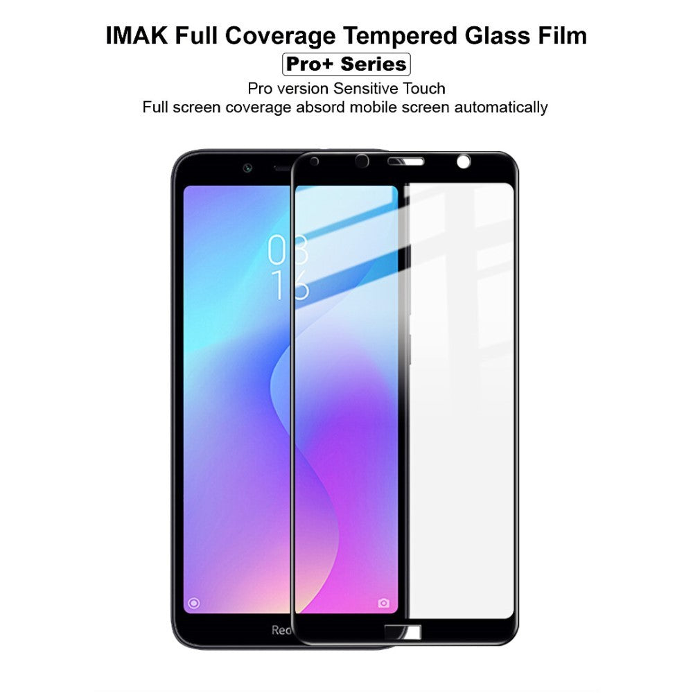 Folie Sticla Flippy® compatibila cu Xiaomi Redmi 7A 111D Negru - vivimall.ro