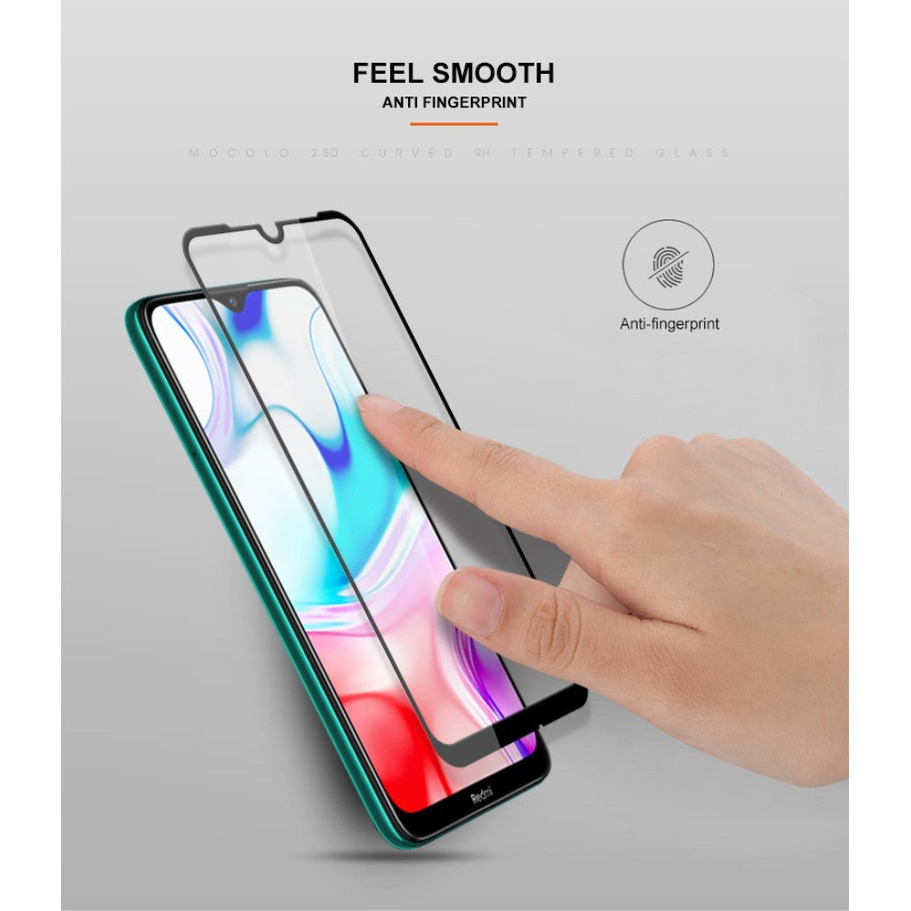 Folie Sticla Flippy® compatibila cu Xiaomi Redmi 8 111D Negru - vivimall.ro