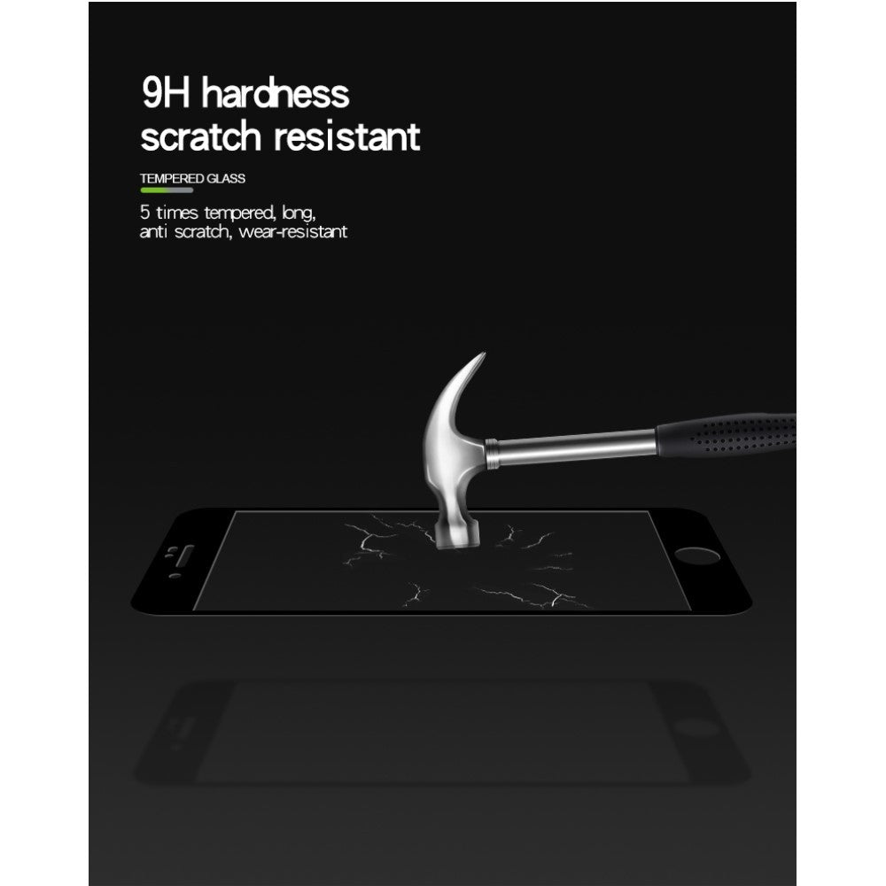 Folie Sticla Flippy® pentru Apple iPhone 7/8 Plus 111D Negru - vivimall.ro