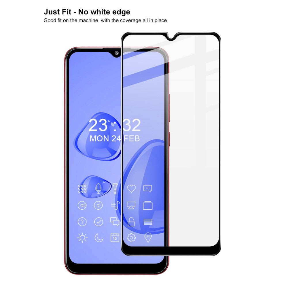 Folie Sticla Securizata Flippy, compatibila cu Samsung A02S, Negru - vivimall.ro