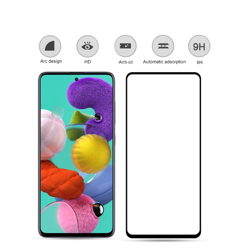 Folie Sticla Flippy® pentru Samsung A32 4G 111D Negru - vivimall.ro