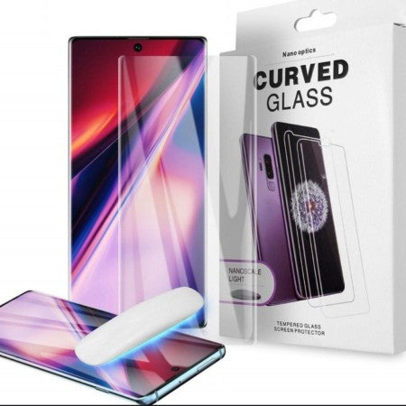 Folie Sticla Securizata pentru Samsung Galaxy S23 Ultra, Flippy, Full Glue Nano Water Transparent - vivimall.ro