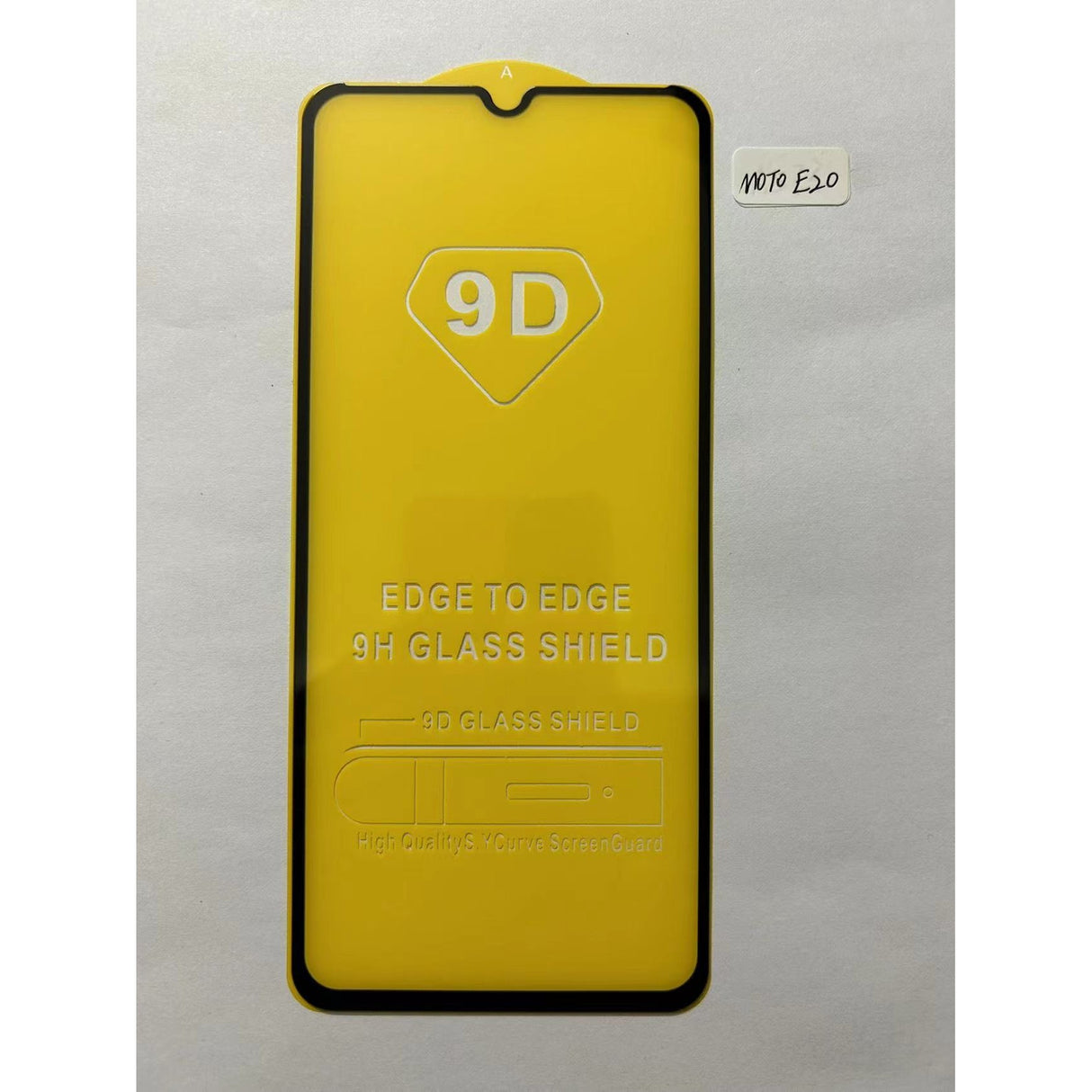 Folie Sticla Securizata Vivimall compatibil cu Moto E20 Full Glue Negru - vivimall.ro
