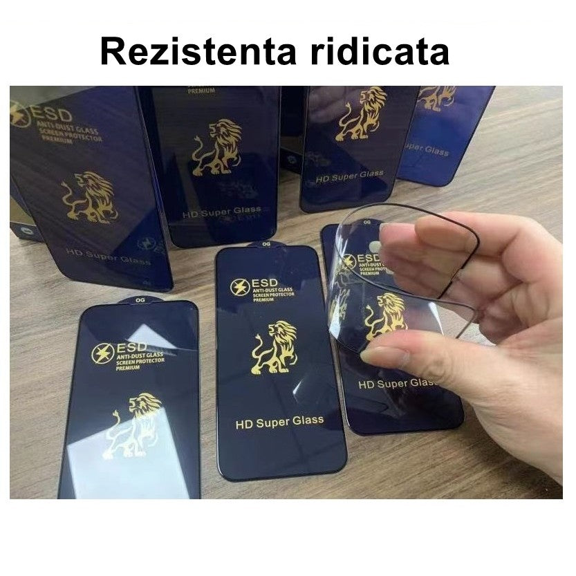 Folie Sticla securizata Flippy compatibila cu Xiaomi Redmi Note 12 Pro 5G Full Sticla ESD, Top Glass, Anti-static, Negru - vivimall.ro