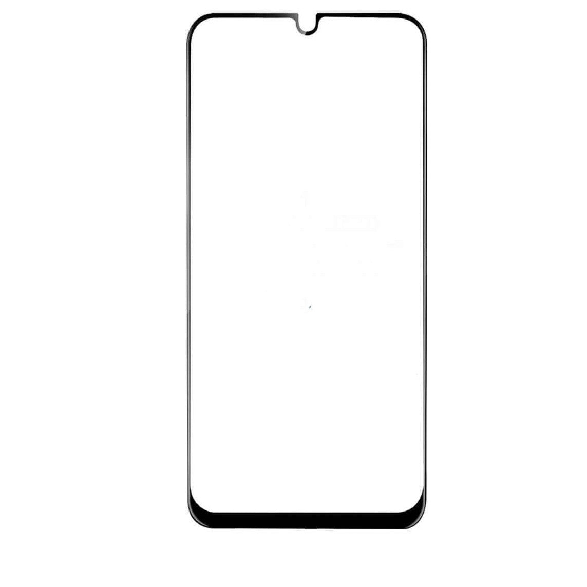 Folie sticlă Xiaomi Redmi 13C cu margini negre, aplicată pe telefon, vedere laterală