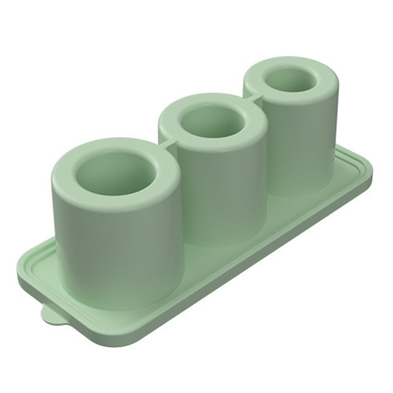 Forma pentru Gheata, Vivimall, din Silicon, cuburi de gheata, forme rotunde, inghetare rapida, 20.7 x 8.4 x 6.5 cm Verde - vivimall.ro