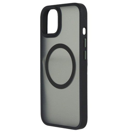 Husă iPhone 13 MagSafe negru, compatibilitate încărcare wireless Qi demonstrată