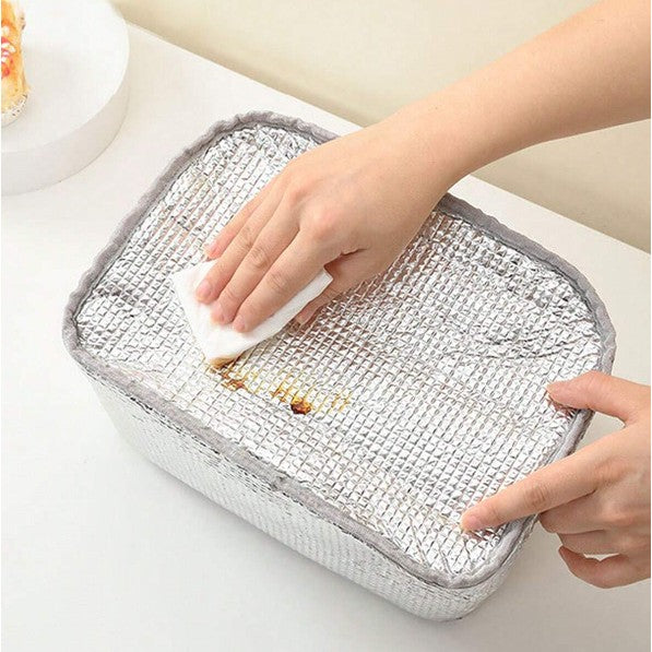 Geanta Frigorifica, Cu Desene Animat 3D, Portabila Pentru Copii, De Pranz, Din Panza Oxford, 27.5X18X20 Cm, Model Cerb, Albastru - vivimall.ro