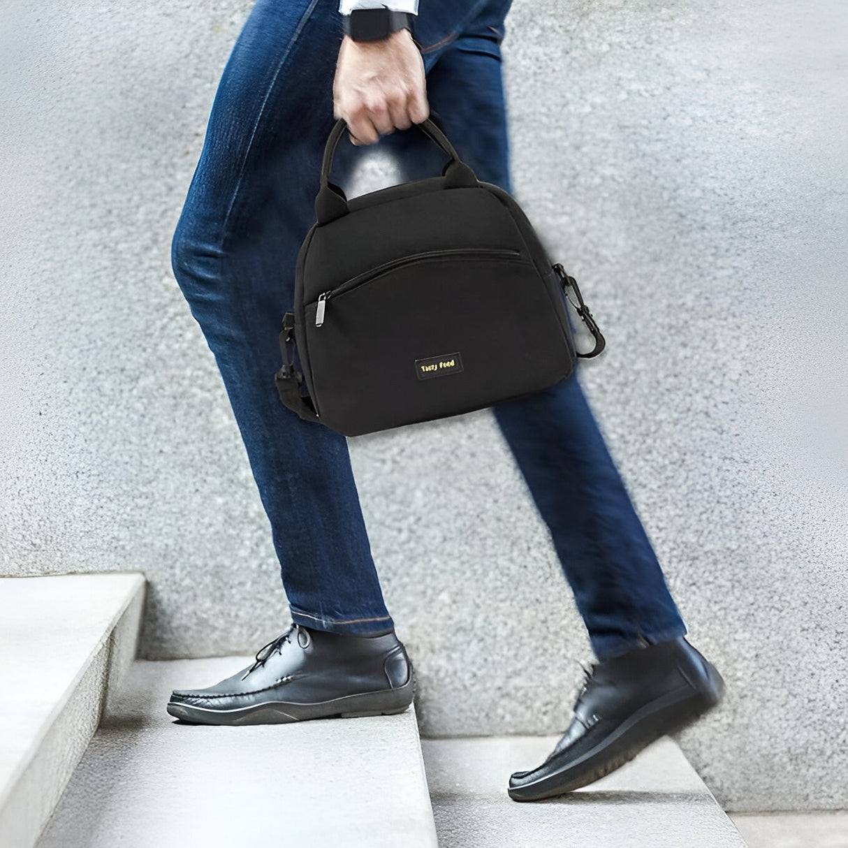 Geanta Termica Pentru Pranz Multifunctionala, Compartimentata, Impermeabila, 2 Tipuri De Manere, 26X14.3X21.2 Cm - vivimall.ro