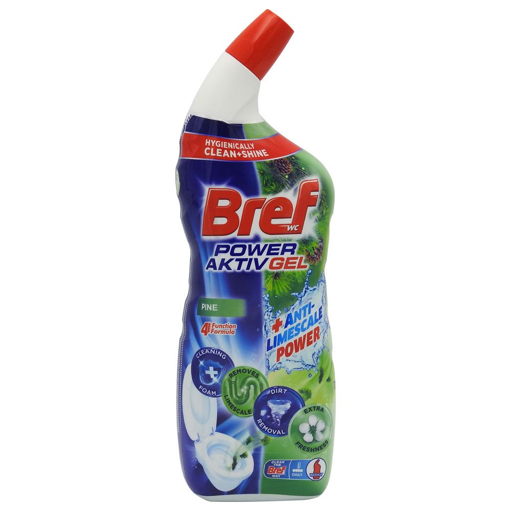 Gel, Bref Power Aktiv, WC Lichid 700 ml Pine