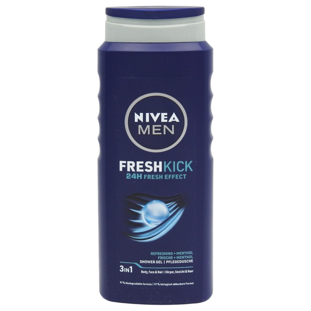 Gel de Dus, Nivea, 500 ml Men Coolkick