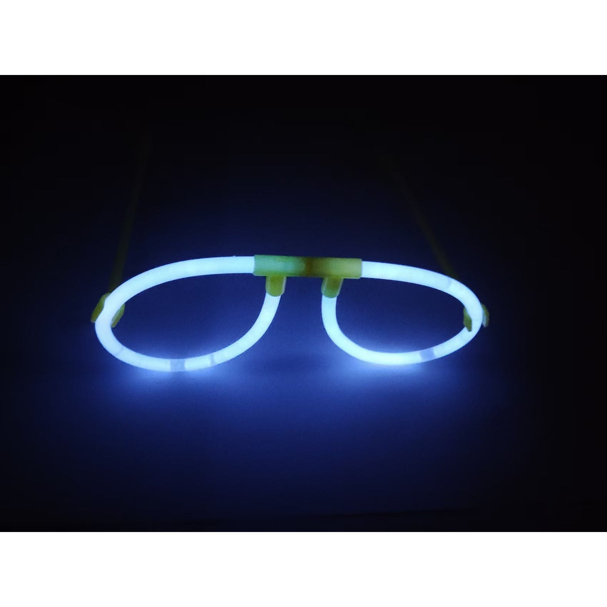 Ochelari Decorativi, Vivimall, din Plastic, Fluorescenti, Accesoriu Petrecere, Albastru - vivimall.ro