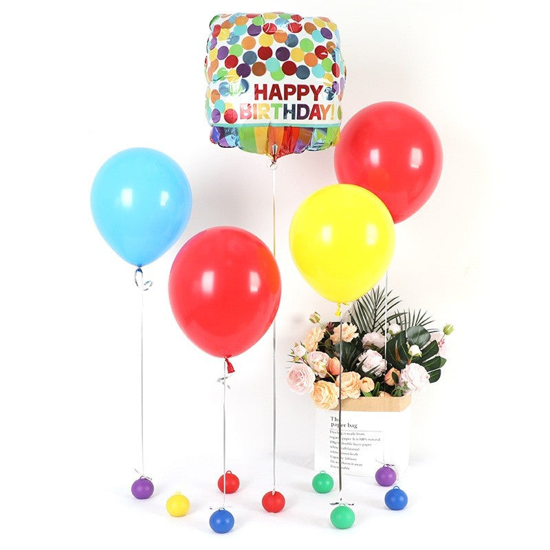 Greutate pentru Baloane, Flippy, Accesoriu Party, 5.5x5.5 cm, 120 g, Mov