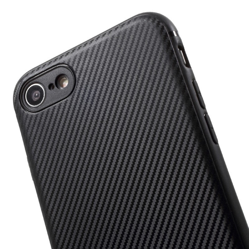 Husa Apple iPhone 6/6S IPAKY Carbon Fiber Negru - vivimall.ro