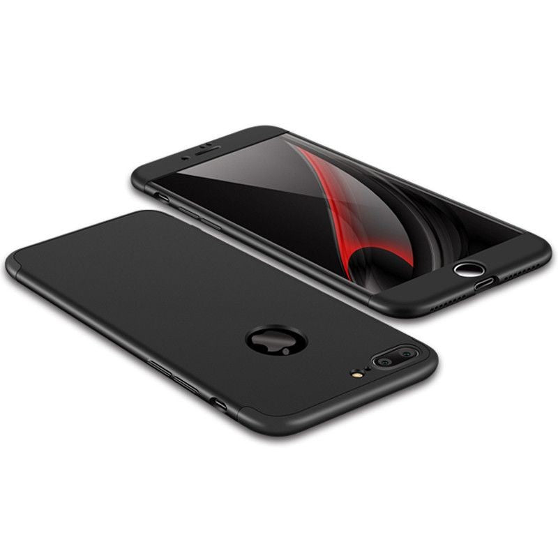 Husa Apple iPhone 7 Plus/iPhone 8 Plus Ultra-subtire 3 in 1 Negru - vivimall.ro