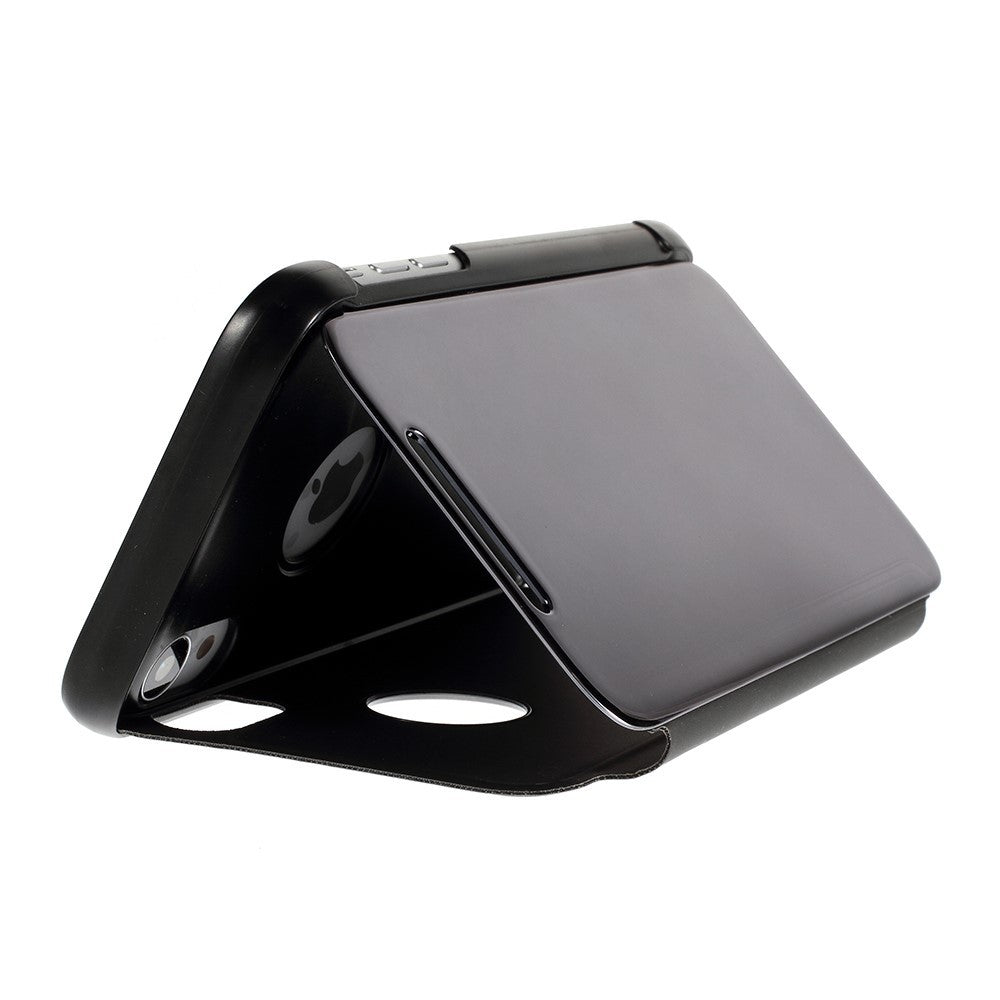 Husa Apple iPhone XR Flip Cover Oglinda Negru - vivimall.ro