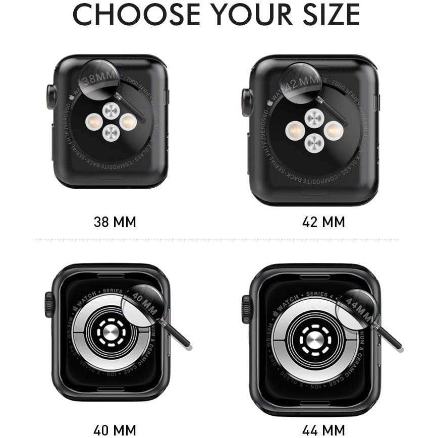 Husa Apple Watch Series 4/5 40 mm Full Tpu 360 Transparent - vivimall.ro