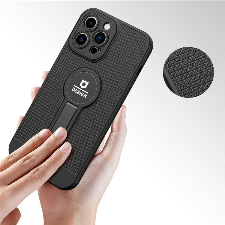 Husa Armor Design cu Stand pentru Samsung A13 4G, Negru, Suport Auto Magnetic, Wireless Charge, Protectie Antisoc, Flippy - vivimall.ro