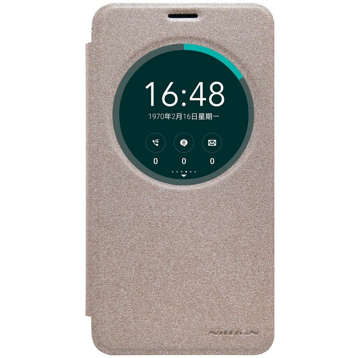 Husa Asus Zenfone 2 Laser Nillkin Sparkle Auriu - vivimall.ro