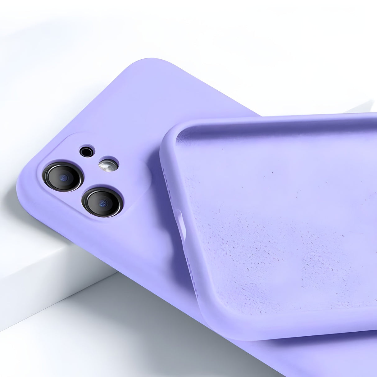 Husa de Protectie Flippy, compatibila cu Apple iPhone 11, Silicon Lichid, Lila - vivimall.ro