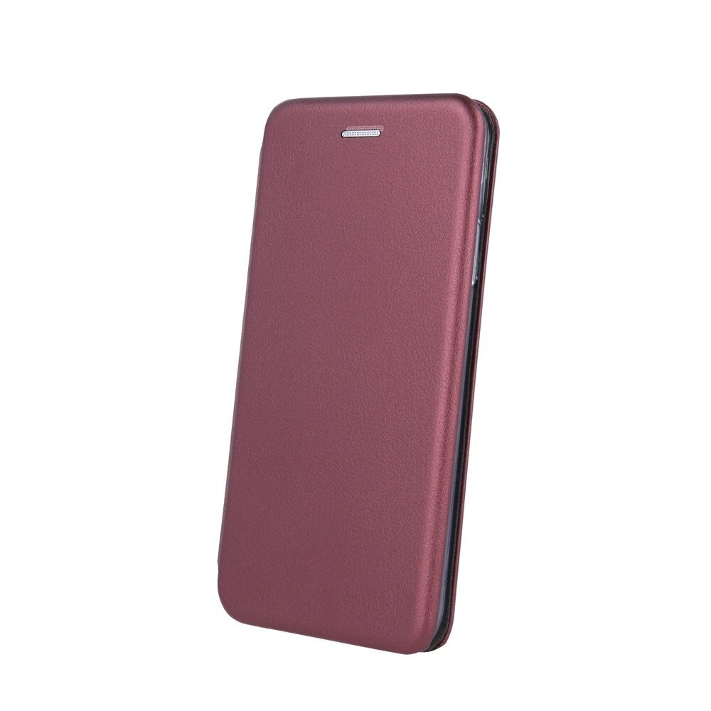 Husa de protectie Flippy compatibila cu Apple iPhone 13 Magnet Book Case Bordo - vivimall.ro