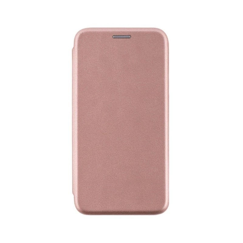 Husa de protectie Flippy compatibila cu Huawei P30 Lite Magnet Book Case Roz-Auriu - vivimall.ro