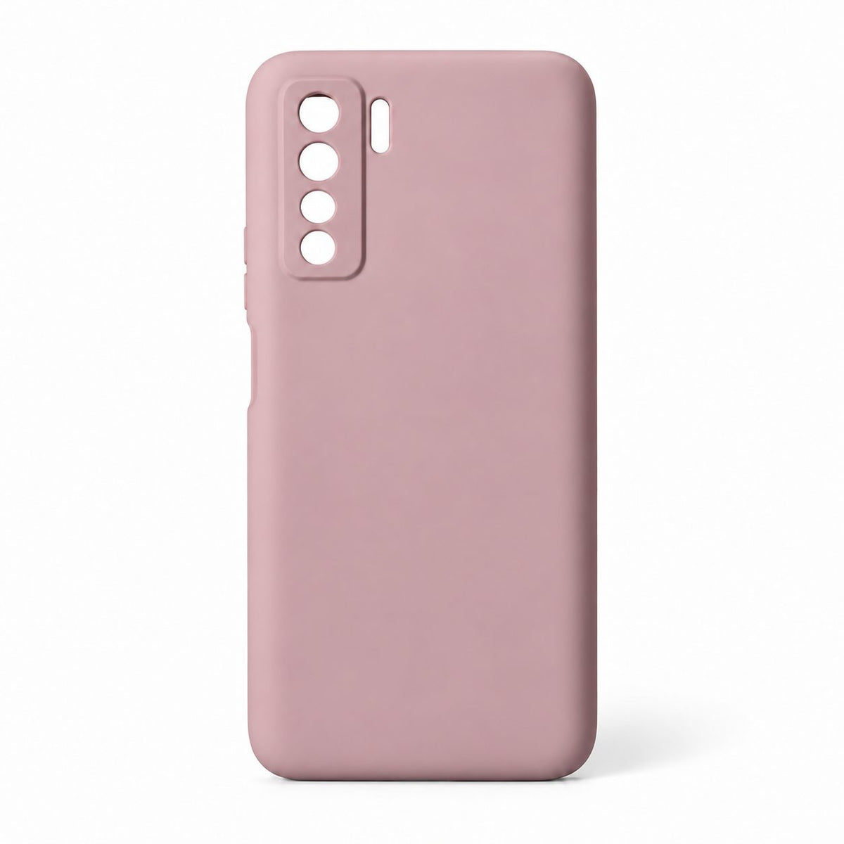 Husa protectie Vivimall compatibila cu Huawei P40 Lite 5G Liquid Silicone Case Roz