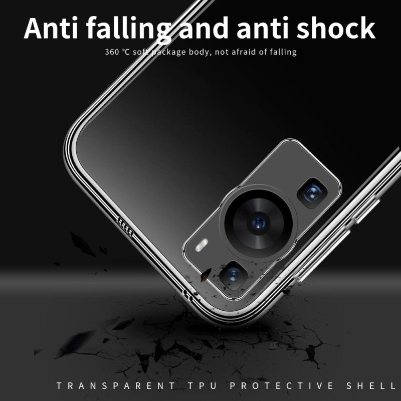 Husa de Protectie, Vivimall, Compatibila cu Huawei P60 Pro, TPU, Transparent - vivimall.ro