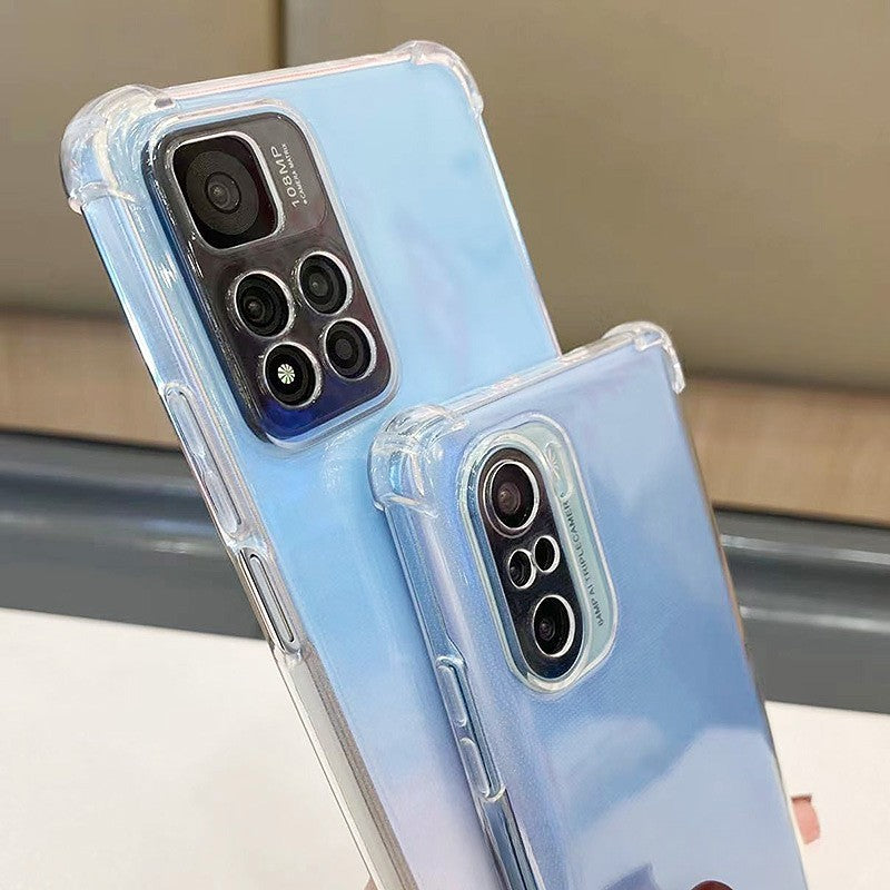 Husa de Protectie, Vivimall, Compatibila cu Xiaomi Redmi Note 12 Pro 5G, TPU Antisoc, Protectie Colturi, 1.5 mm Transparent - vivimall.ro