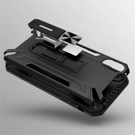 Husa de protectie Flippy pentru Apple iPhone 13 Mini Defender Sergeant Brave cu suport,Negru - vivimall.ro