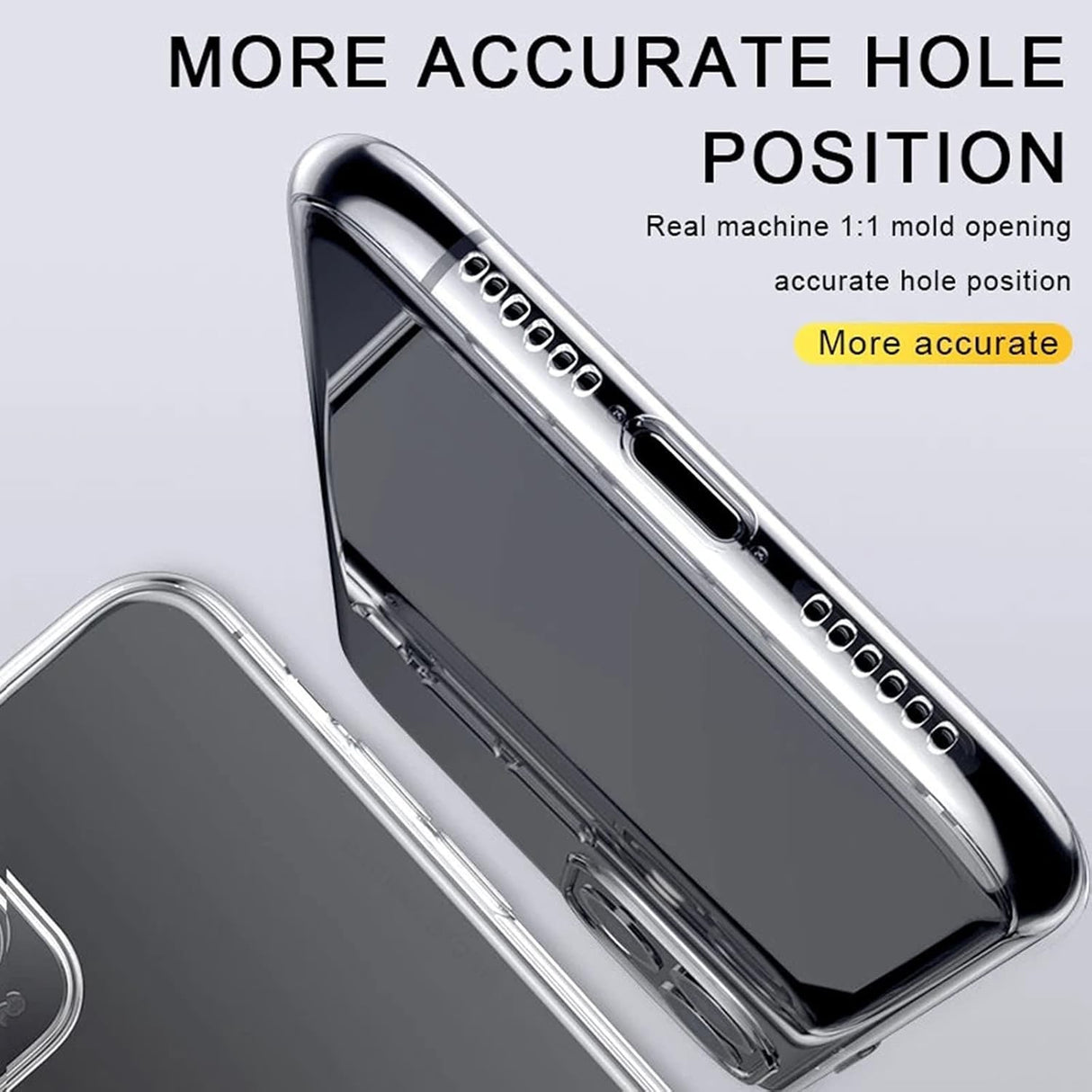 Husa de Protectie, Vivimall, pentru Apple iPhone 16 Pro Max, TPU, Antisoc, Rezistenta la Impact, Protectie Camera, Transparenta - vivimall.ro